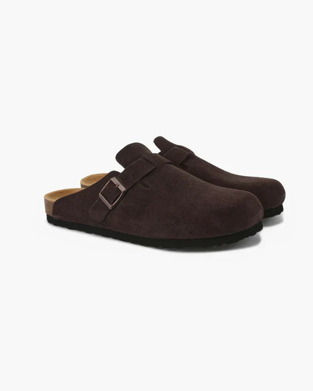 Old Money Wildleder Clogs – Eleganter Komfort