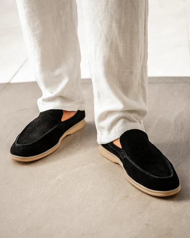 Old Money Premium Wildleder Loafers – Klassische Eleganz