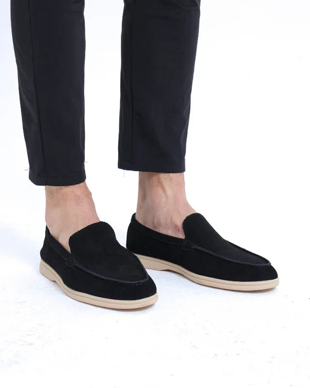 Old Money Premium Wildleder Loafers – Klassische Eleganz