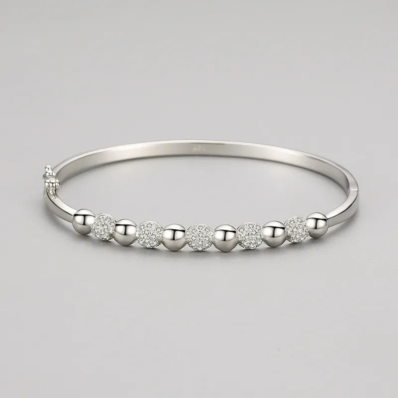 Crystal Line Armband – 925 Silber Edition, Feiner Glanz
