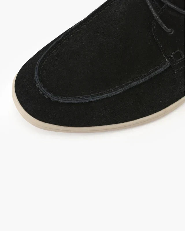 Premium Schnürschuhe aus Wildleder – Edle Eleganz