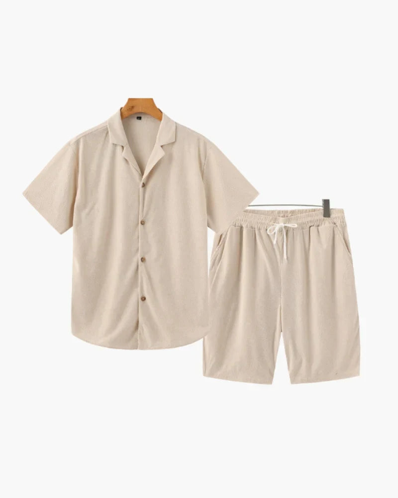 Riviera Set aus Samt-Cord – Old-Money Eleganz