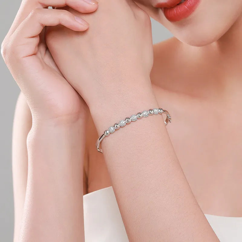 Crystal Line Armband – 925 Silber Edition, Feiner Glanz