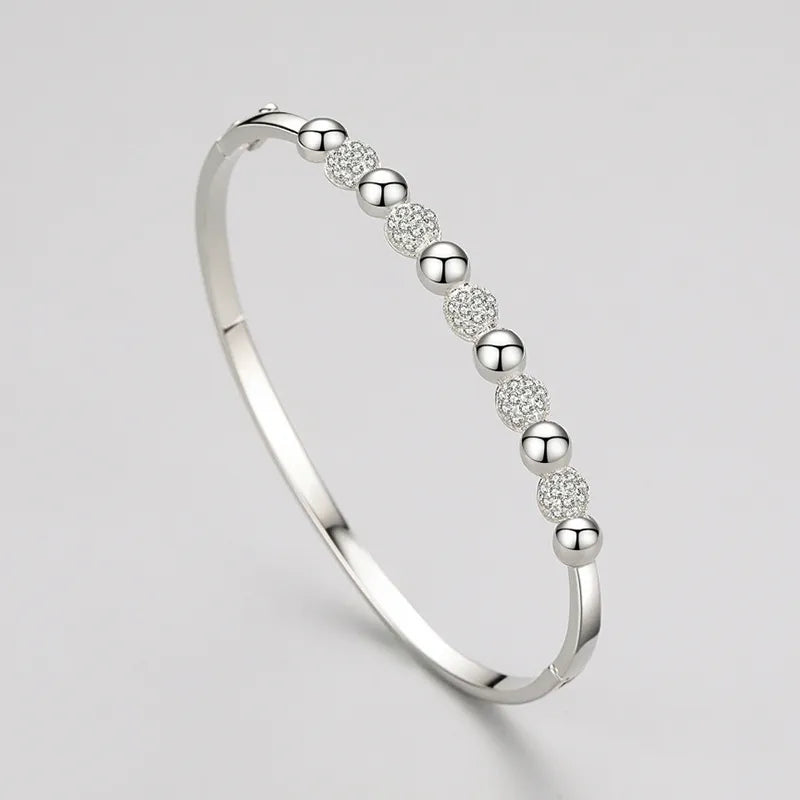 Crystal Line Armband – 925 Silber Edition, Feiner Glanz