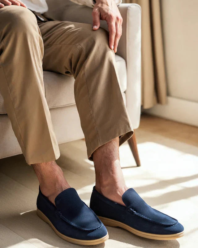 Old Money Premium Wildleder Loafers – Klassische Eleganz