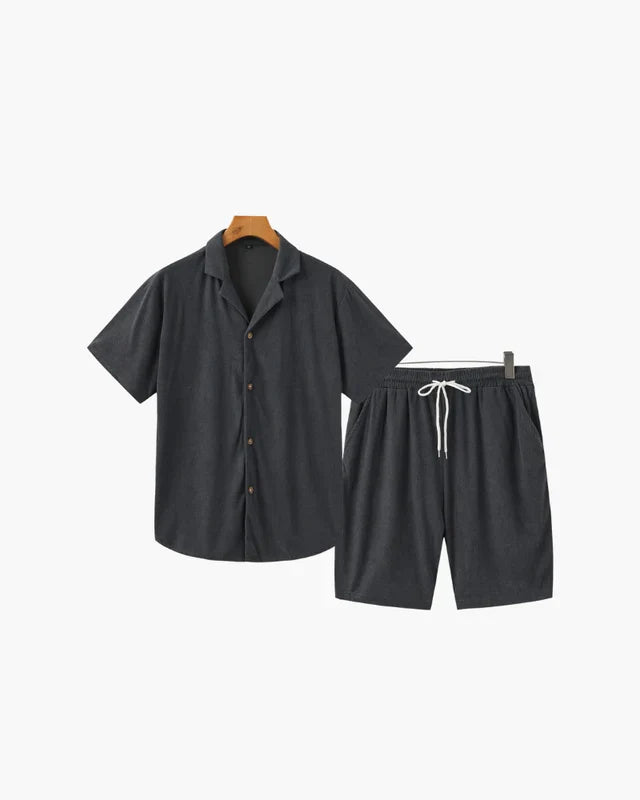 Riviera Set aus Samt-Cord – Old-Money Eleganz