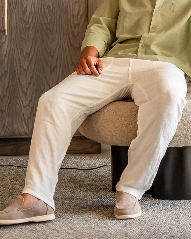Marrakech – Leinenhose Slim Fit, Edle Eleganz