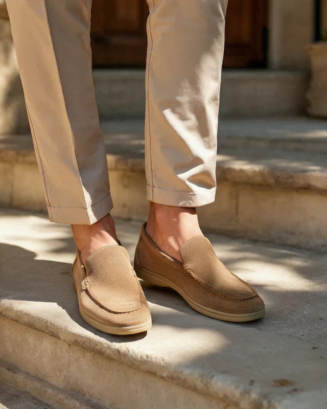 Old Money Premium Wildleder Loafers – Klassische Eleganz